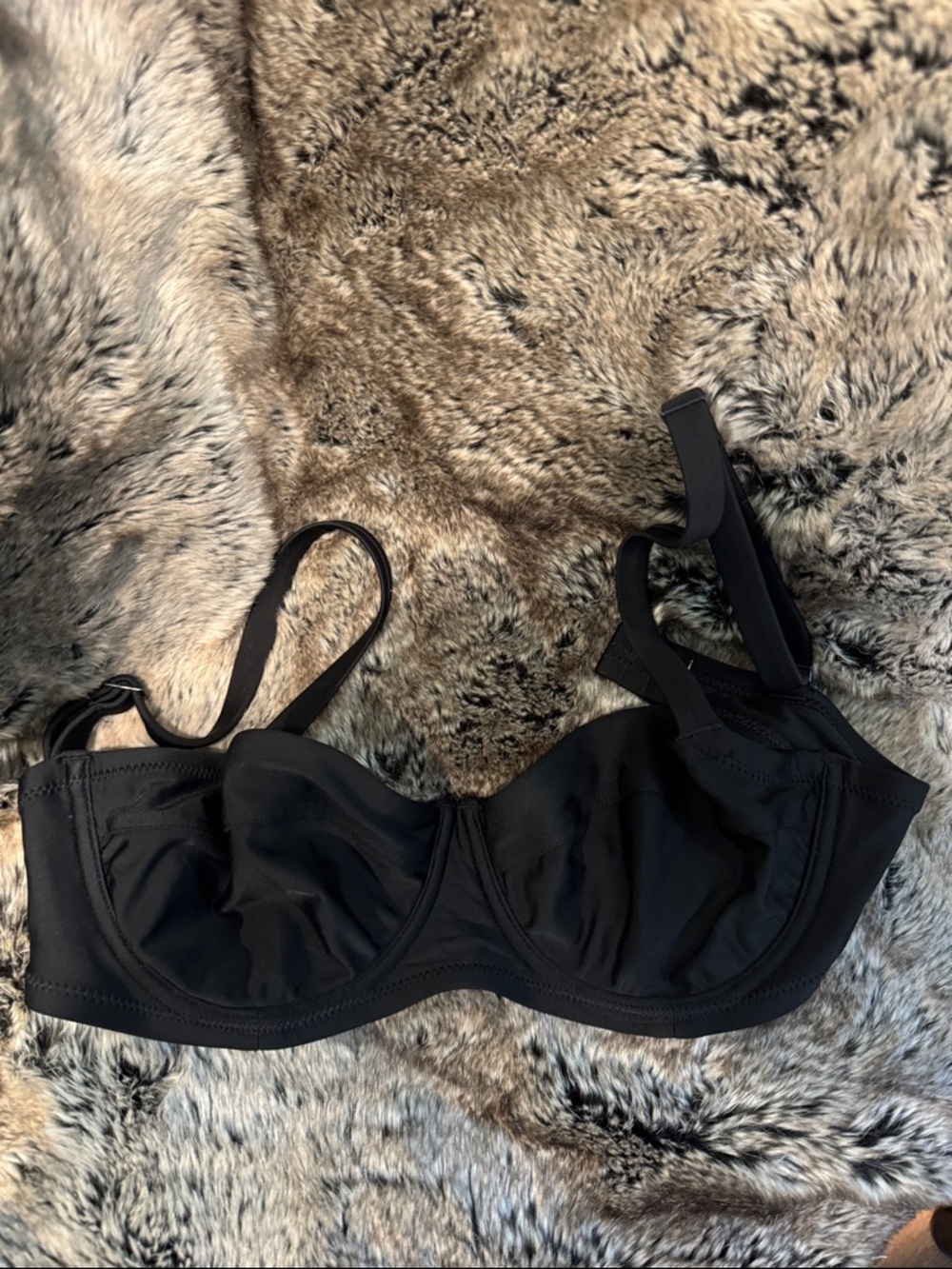 Black Underwire Bikini Top